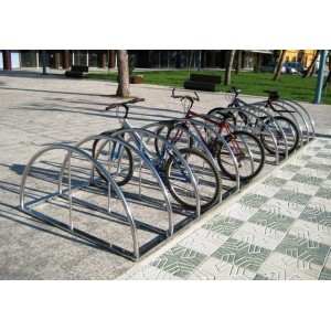 Modelo Arcos para 5 Bicis de Acero Inoxidable 